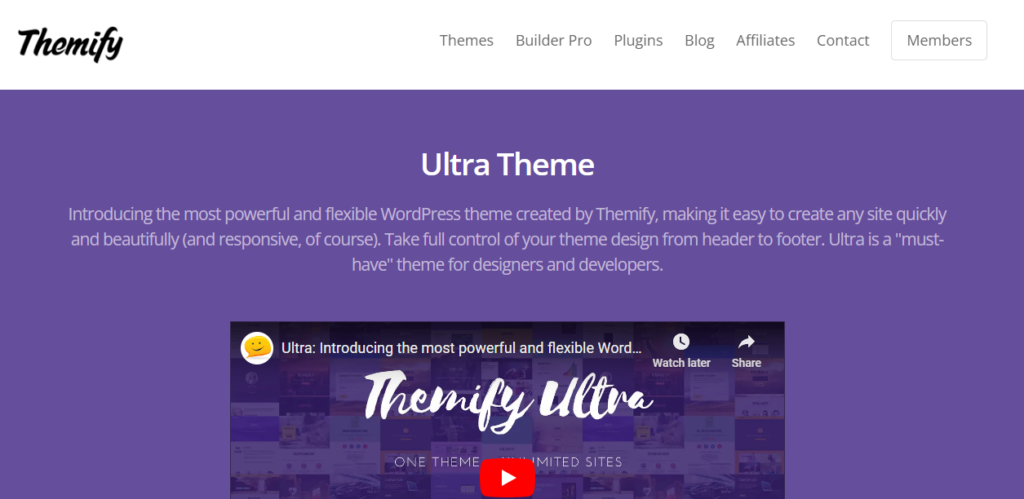 Ultra Theme-Best WordPress Themes For Authors