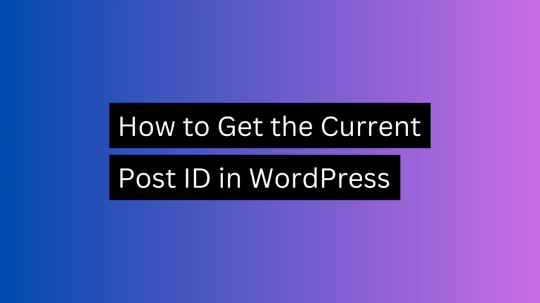 wp get current post id