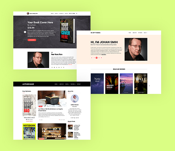 Free WordPress Themes For Book Authors