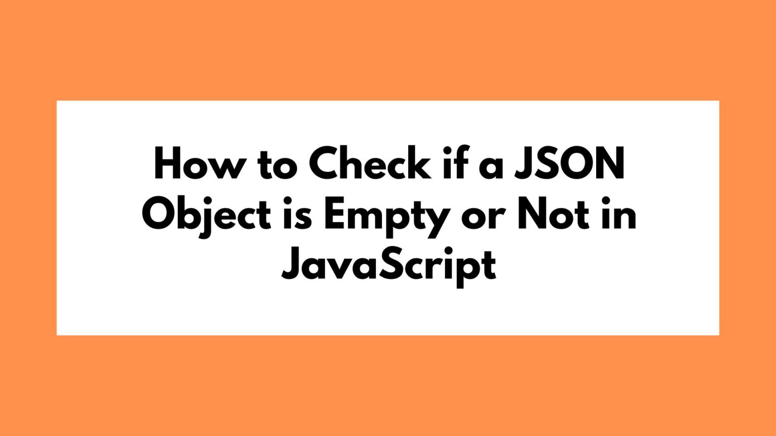 Php Check If Json Object Is Empty