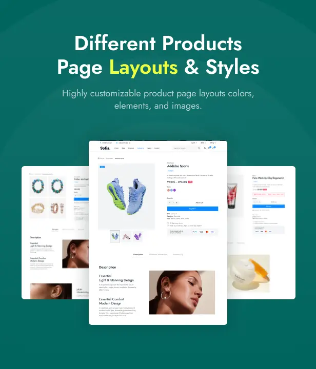 Shofy Multipurpose WooCommerce Theme Different Layout