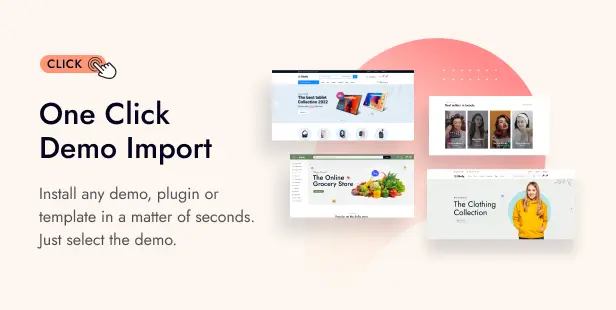 Shofy Multipurpose WooCommerce Theme One Click Demo Import