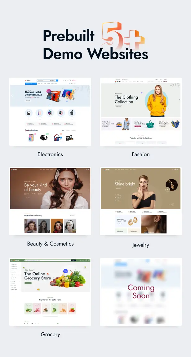 Shofy Multipurpose WooCommerce Theme Demos