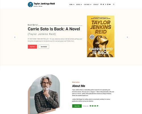 Free Book Author Template