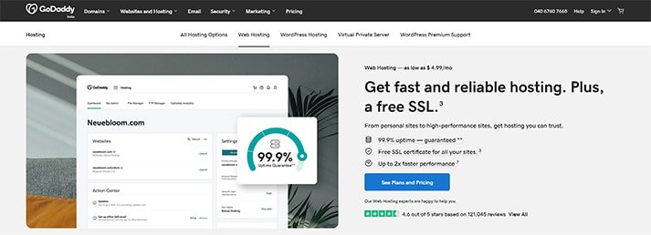 Godaddy Hosting For authors
