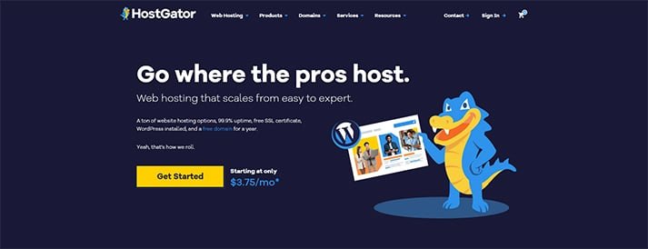 Hostgator hosting for authors