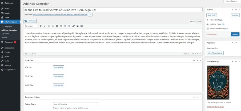 RS ARC Campaign Editor
